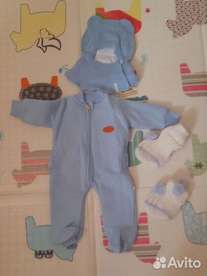 Вещи пакетом на мальчика 56 62 68 74