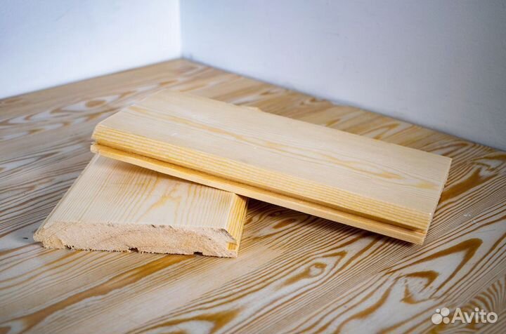 Имитация бруса сосна, 19х177 мм, Сорт ав