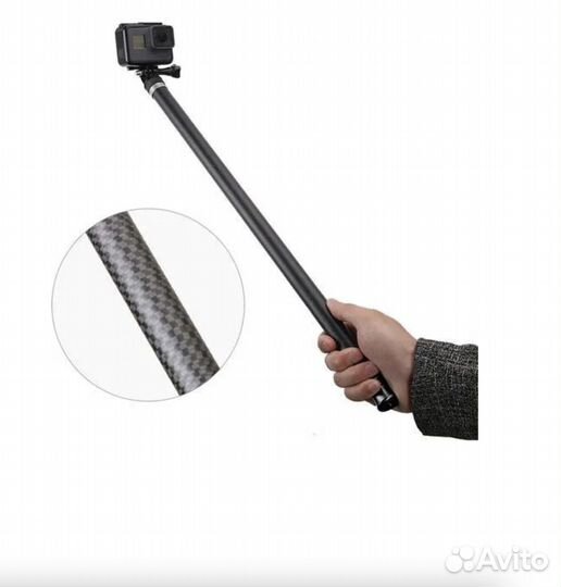 Монопод для гопро 2,7 метра Telesin (новый)