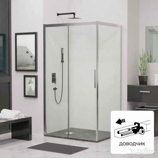 Душевой уголок RGW Leipzig LE-41 (LE-12+Z-050-2) 100x100 см
