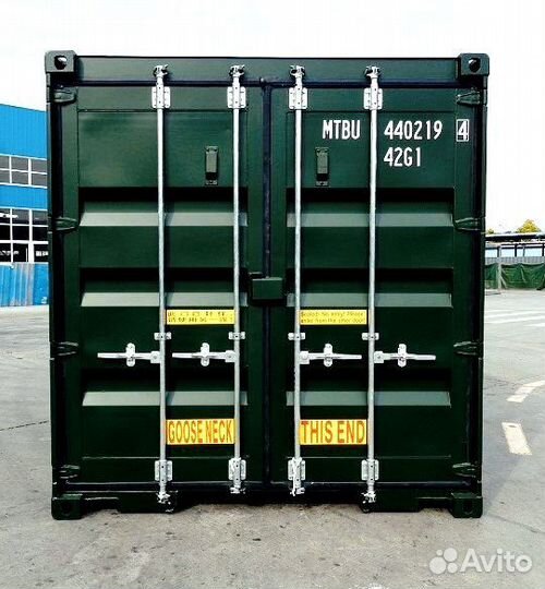 Сухогрузный, морской контейнер 40 футов, 40 Double door container