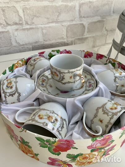 Сервиз кофейный,фарфор, Япония