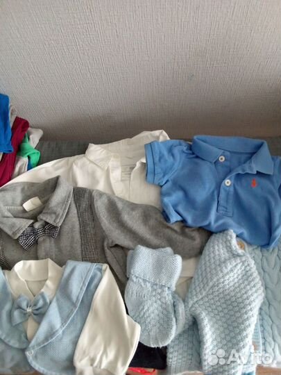Вещи пакетом для новорожденного мальчика 56-62