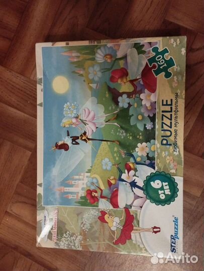 Пазлы на 160 деталей, Щенячий патруль и Дюймовочка