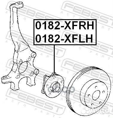 Ступица toyota mark X GRX13# 2009.10-2019.12 J