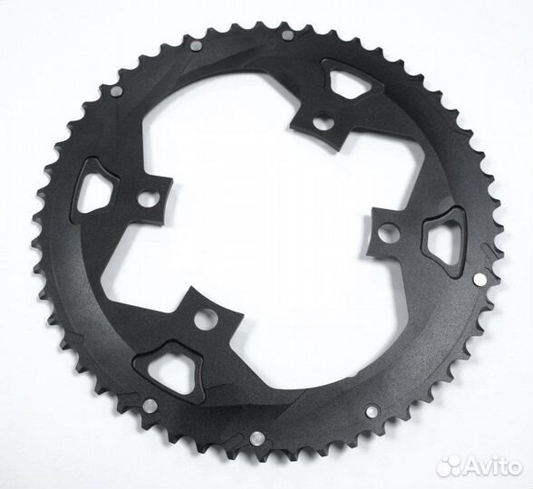 Передняя круглая звезда 110 BCD 53T черная