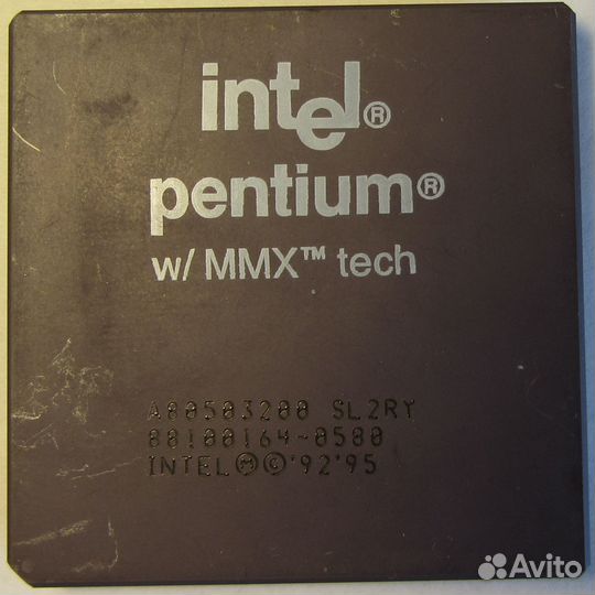 Процессор intel pentium w/MMX tech