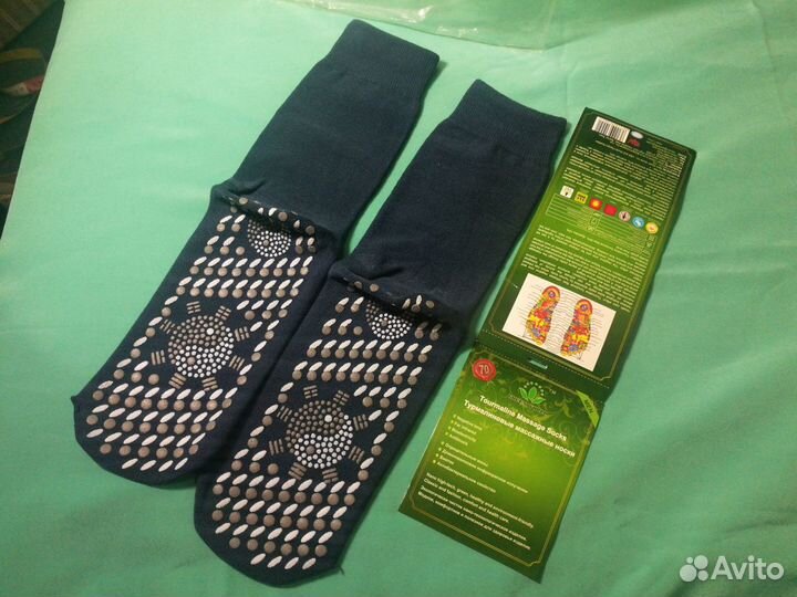 Турмалиновые носки,Green world, массажные,новые