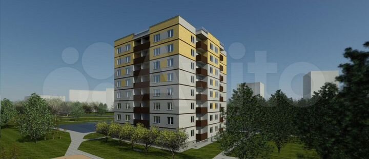 3-к. квартира, 73,3 м², 8/9 эт.