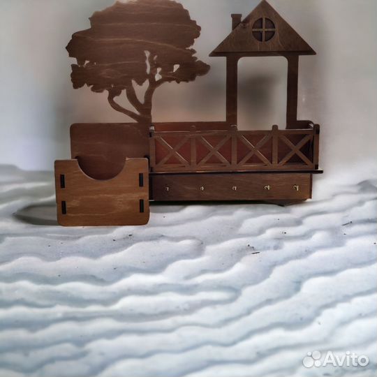 Ключница деревянная в ассортименте