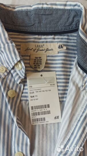 Рубашка для мальчика 164