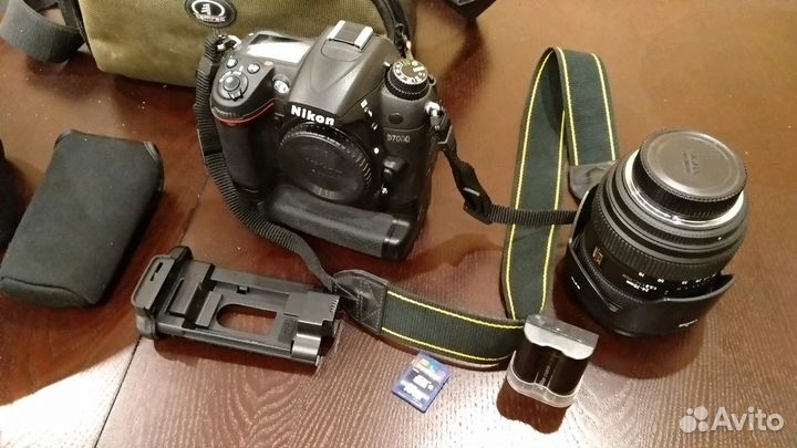 Sigma 24-70 + nikon d7000 + ручка + сумка