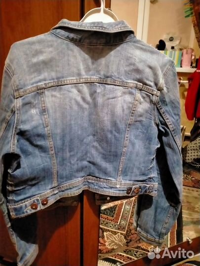 Джинсовая куртка женская 42 44