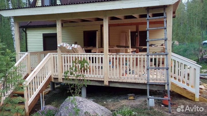 Строительство и реконструкция домов дач бань