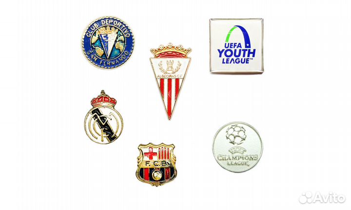 Значки футбольные / Испания / Лига чемпионов