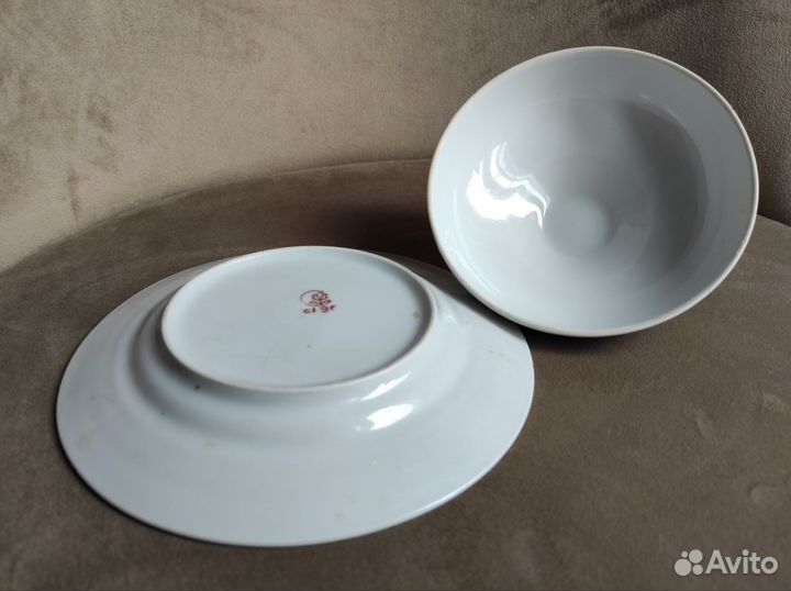 Винтажная масленка сырница СССР