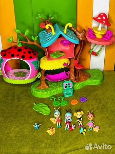 Enchantimals дом на дереве букашки