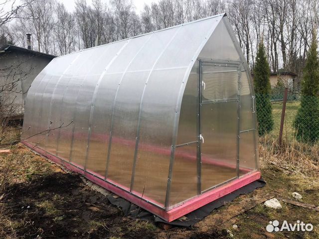 Теплицы. Дуги из профиля 20х40 мм. Поликарбонат