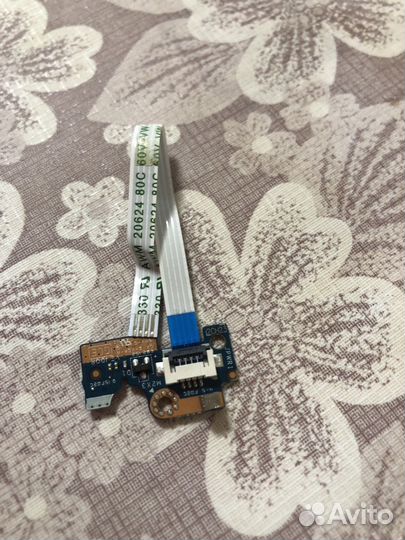 Плата кнопки включения на шлейфе CSL50 LS-E791P HP