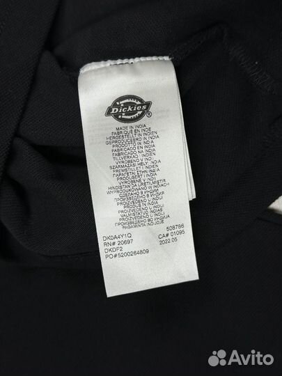 Поло Dickies Tallasee Polo Black Оригинал