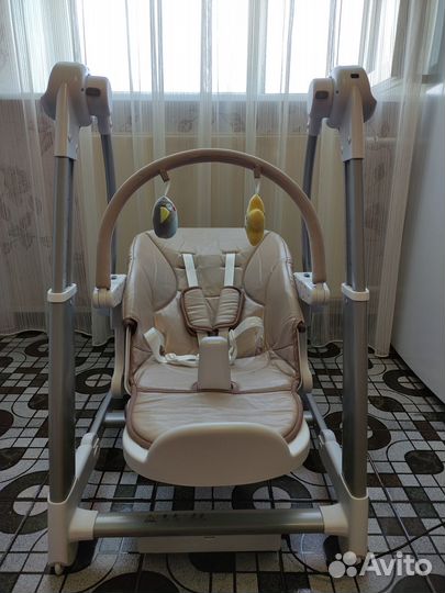 Детские электронные качели для новорожденных