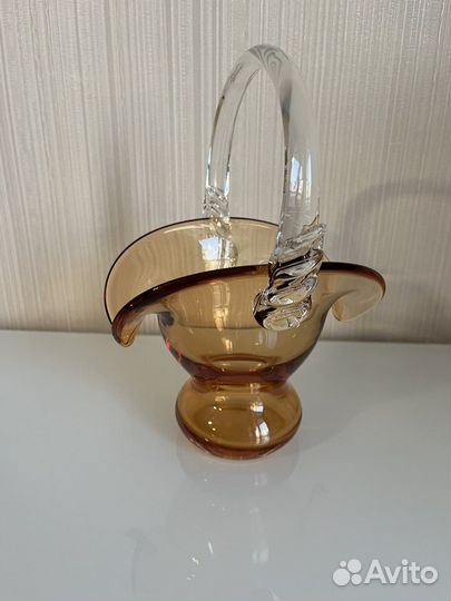 Ваза Конфетница хрусталь