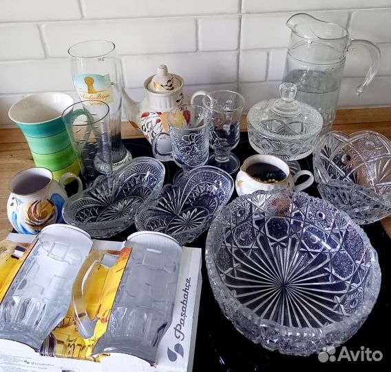 Посуда СССР, IKEA, хрусталь