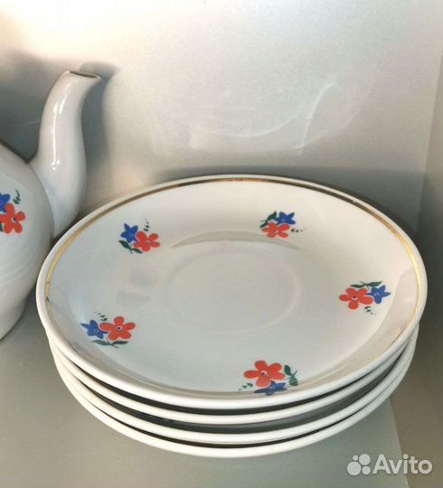 Блюдца винтаж фарфор СССР