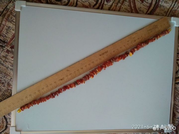 Бусы янтарные