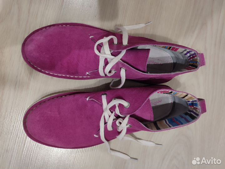 Ботинки женские натуральная замша