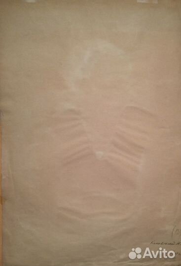 Картина. Работница в красной косынке. Донбасс