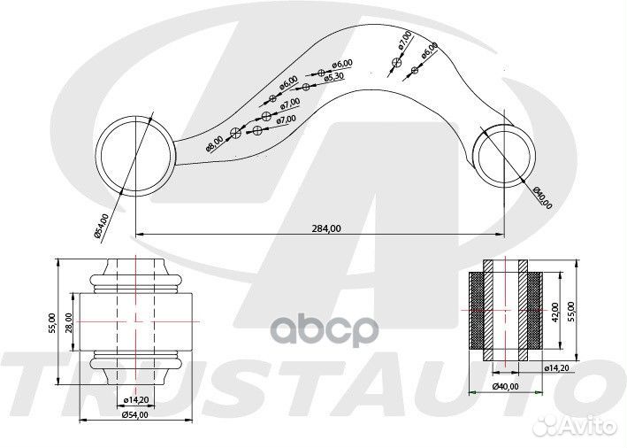 Рычаг подвески (TA); HCA-6270 HCA-6270 Trust Auto