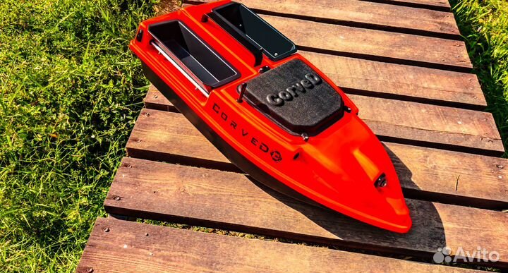 Прикормочный кораблик с GPS и мощным АКБ