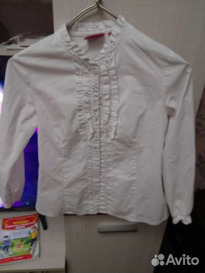 Рубашка для девочки 7-8лет