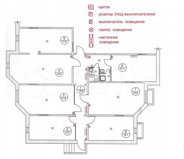 Аренда ПСН для офиса, услуг и тд, 24 м²