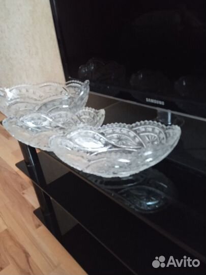 Салатники хрусталь набор