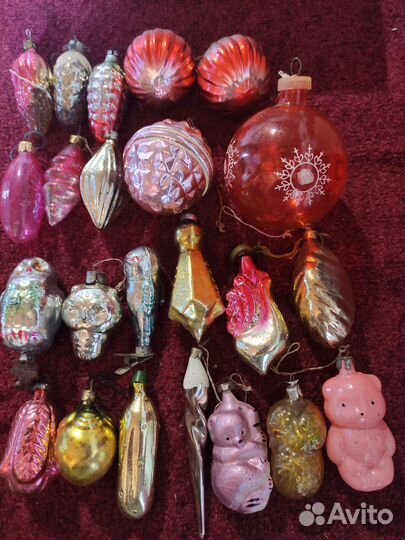 Новогодние елочные игрушки СССР