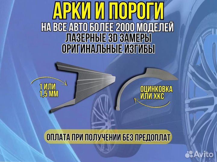 Ремонтные арки Opel Astra