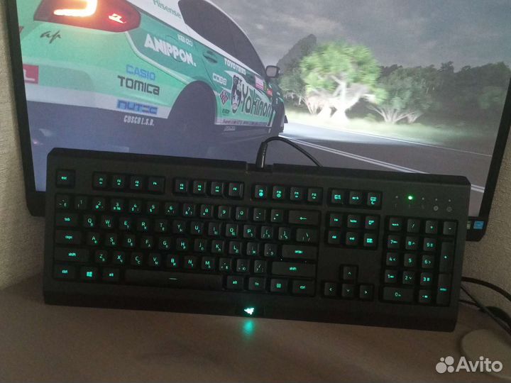 Игровая клавиатура, наушники