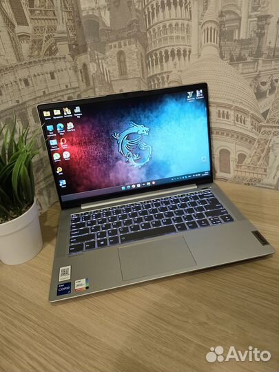 Lenovo 8-ядер Core i7/ 16Gb DDR4/ Iris XE 8Gb/ SSD