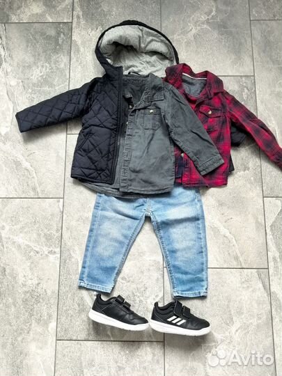 Рубашка, джинсы