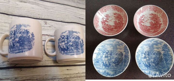 Посуда туаль де жуи в стиле Villeroy boch