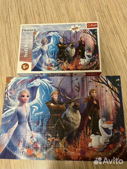 Пазл холодное сердце 100