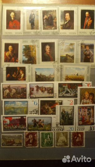Марки СССР Искусство 1944-1972г