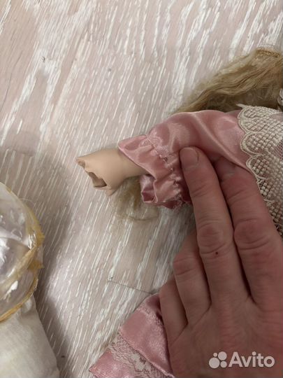 Кукла фарфоровая на запчасти