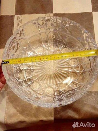 Салатницы хрустальные