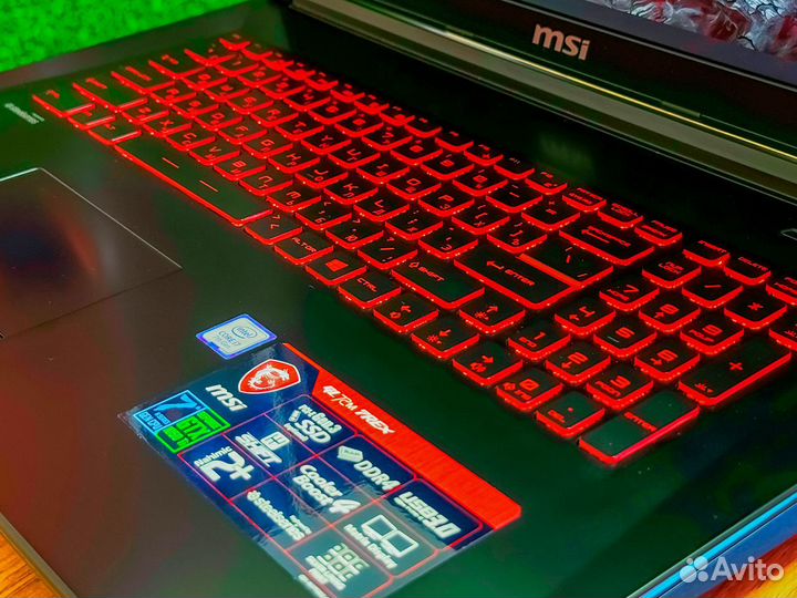 Игровой ноутбук MSI: Intel Core i5 + GTX 1050 Ti