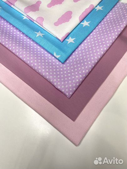 Ткань для кукол шитья хлопок трикотаж велюр