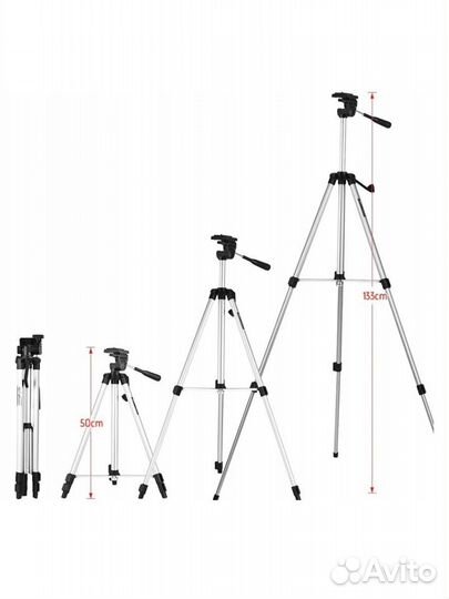 Штатив, трипод для смартфонов 102см 330A