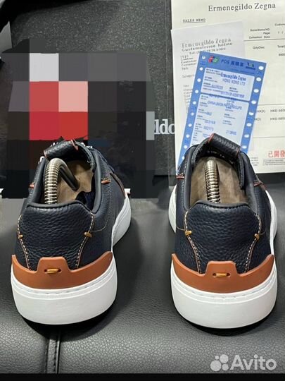 Кеды мужские ermenegildo zegna